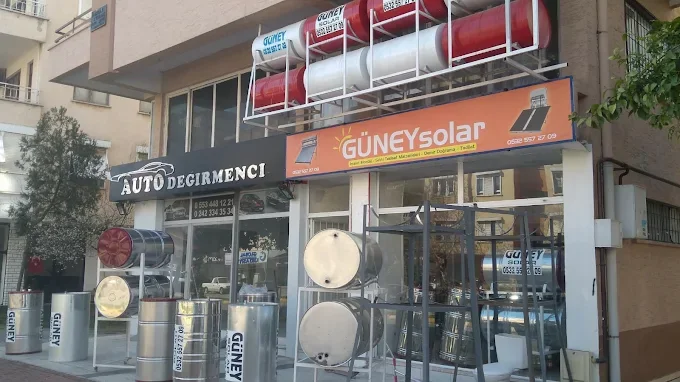 Günısı sistemleri mağazası ve sıcak su depoları